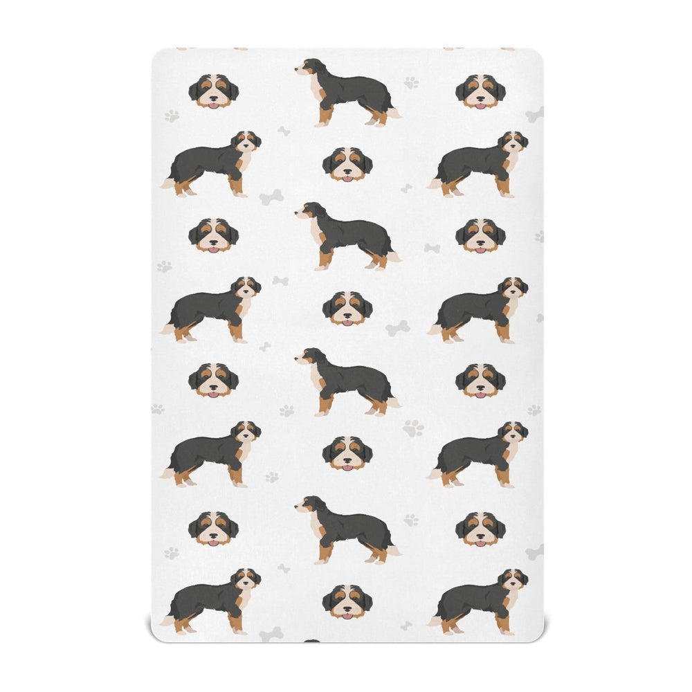 vvfelixl bernedoodle mini mattress sheets on crib provide snug soft sleep surface