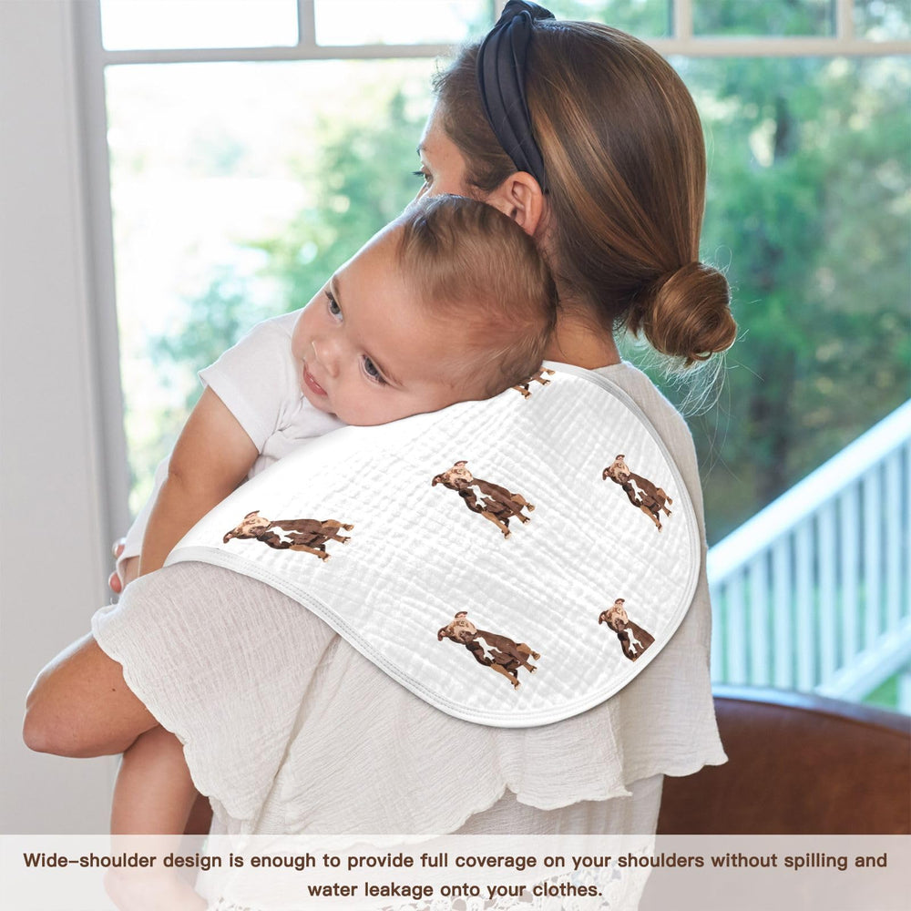 vvfelixl burp cloth cotton front and terry back for extra absorption