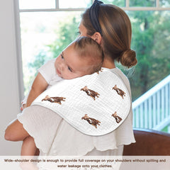 vvfelixl burp cloth cotton front and terry back for extra absorption