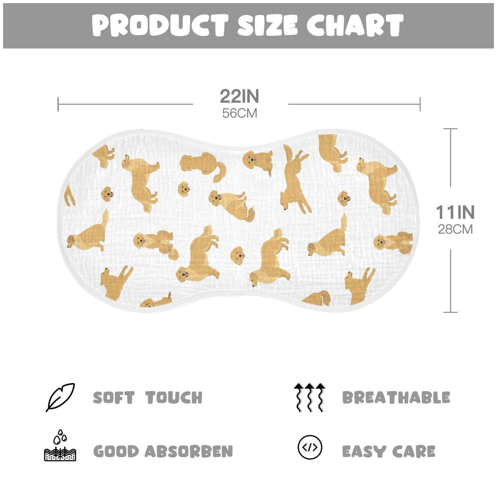 vvfelixl burp cloth featuring a figure-eight design for secure shoulder coverage.