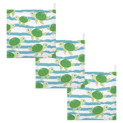 vvfelixl green turtle burp cloth pattern, gentle on skin and ideal for meals cleanup