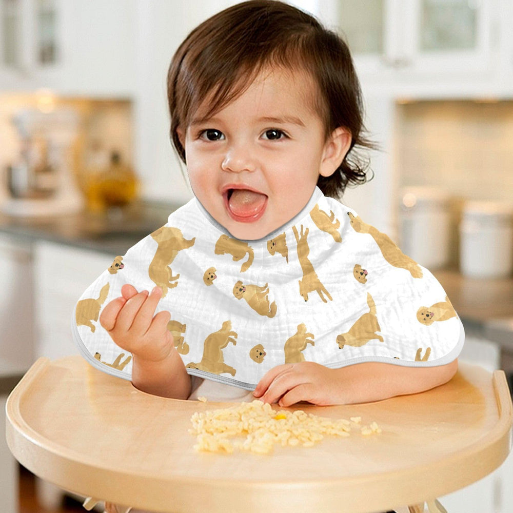 vvfelixl burp cloth doubles as teether and spit-up guard.