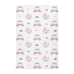 vvfelixl castle-pattern crib sheets add playful, cozy charm to nursery