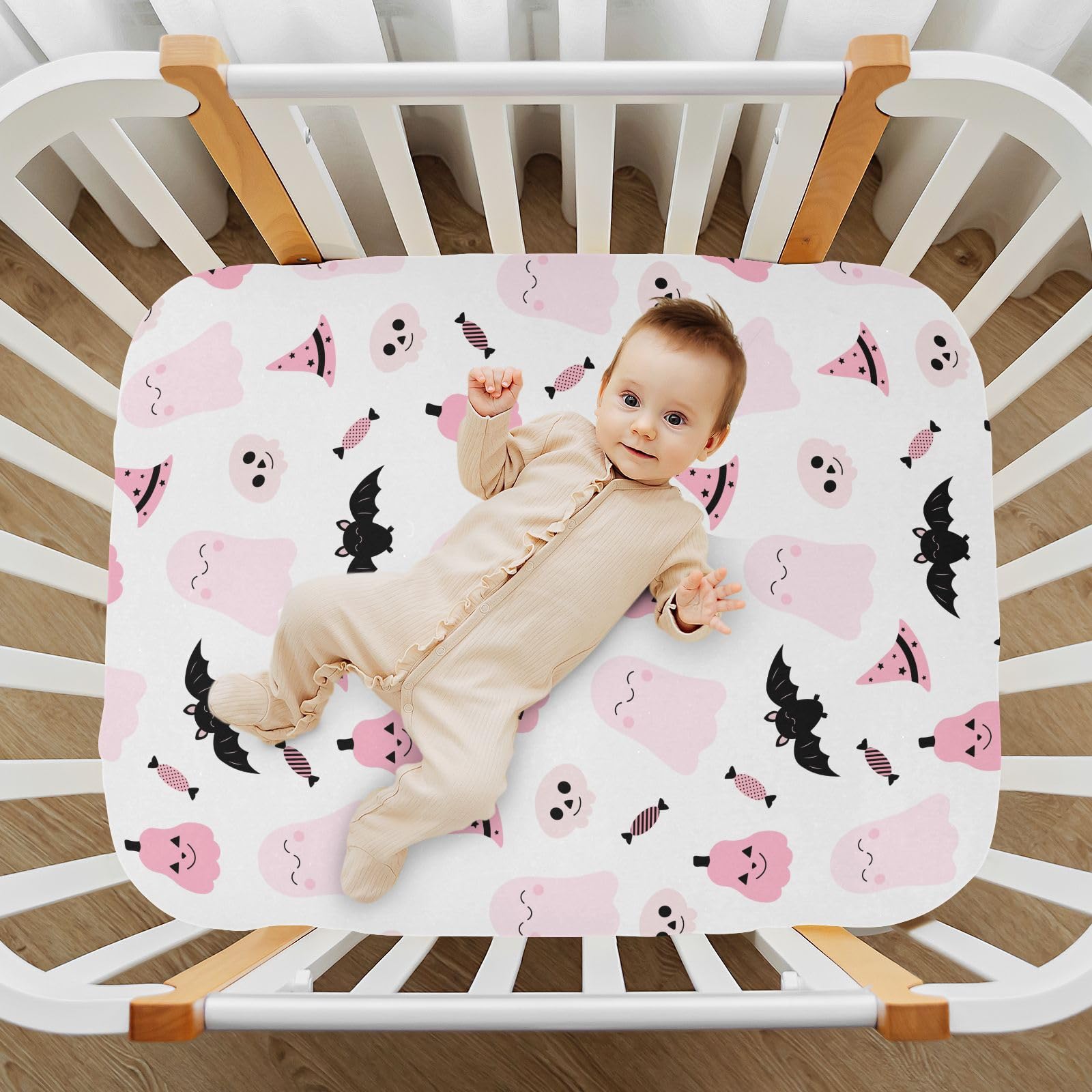 vvfelixl colorful nursery print crib sheet enhances room aesthetics