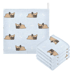 vvfelixl cotton baby face towel 11.8-inch demonstrates gentle skin care.