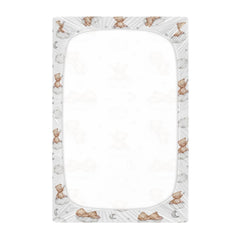 vvfelixl crib sheet with elastic edge fit stays snug and smooth on the mattress.