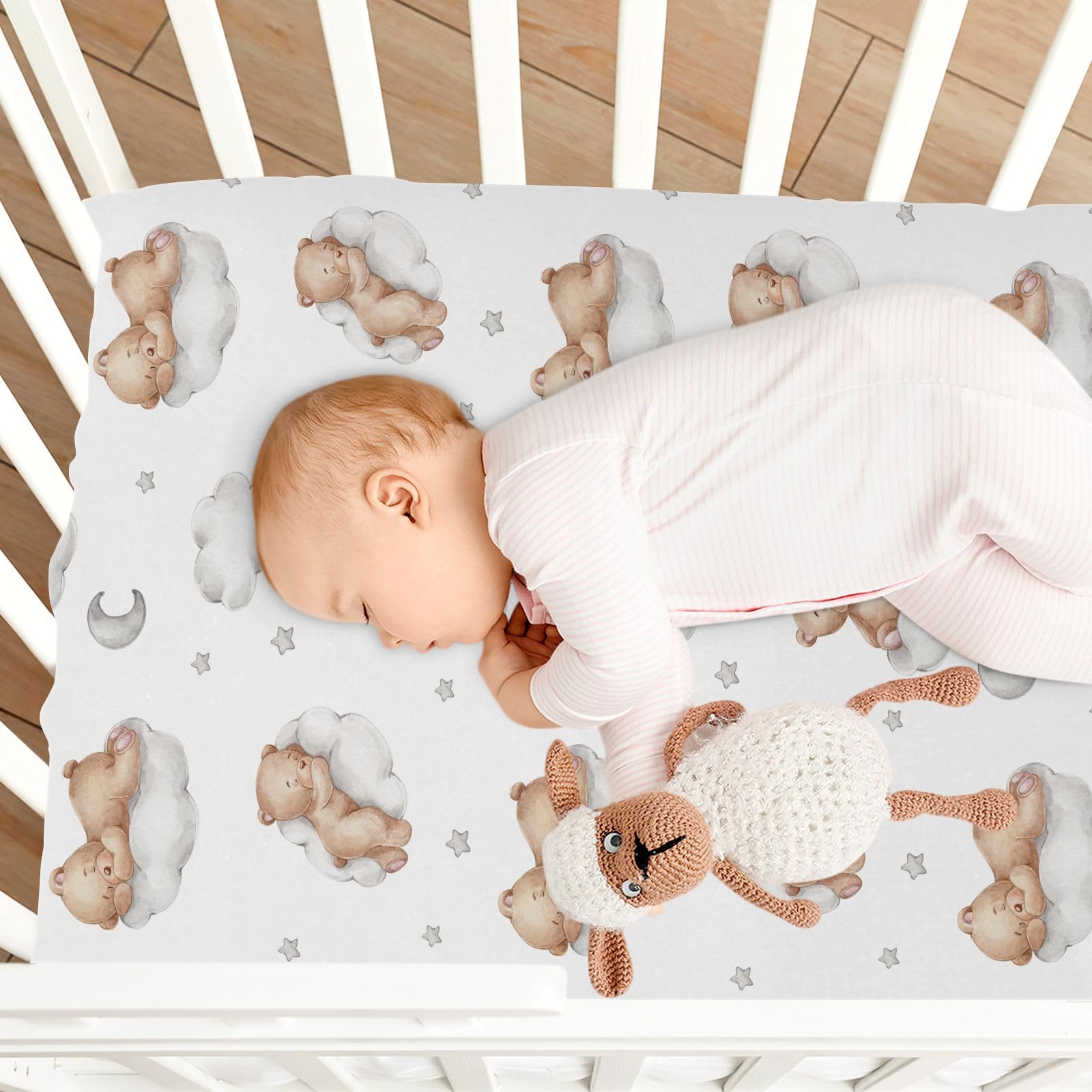 vvfelixl crib sheet fits standard mattresses for reliable everyday use.