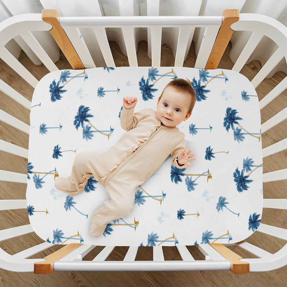 vvfelixl crib sheet fits standard mattresses for smooth crib-to-toddler transitions.