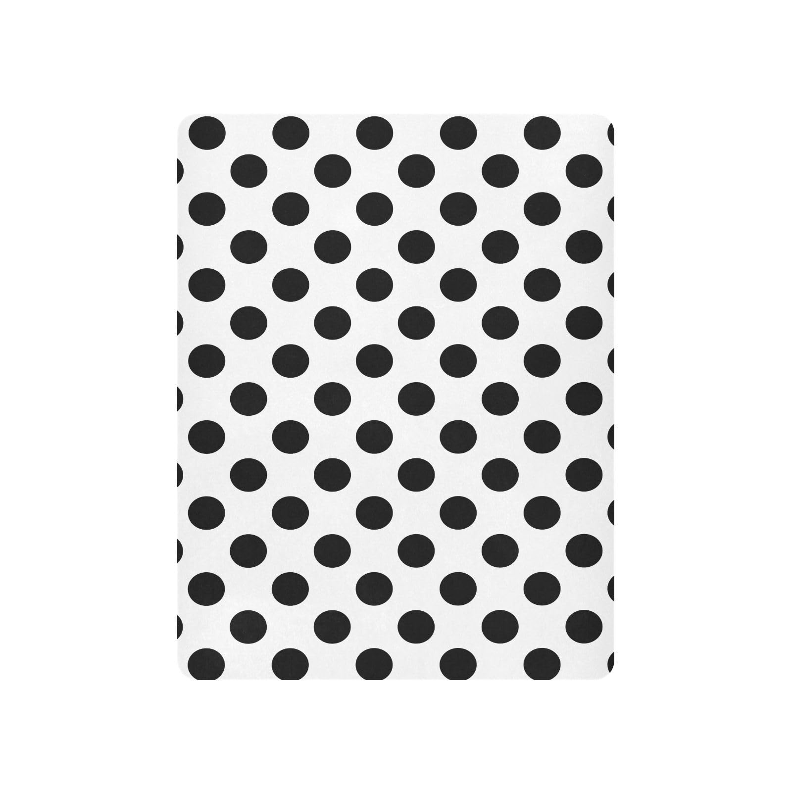 vvfelixl crib sheet pattern shows black polka dots on white