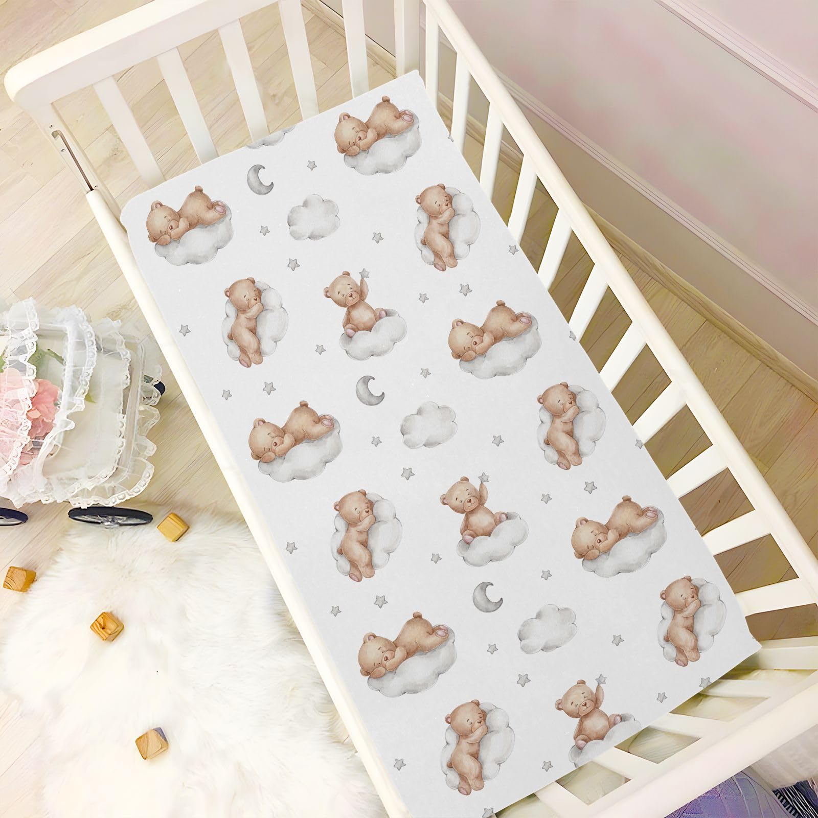 vvfelixl two-size crib sheet ready for crib or playard use.