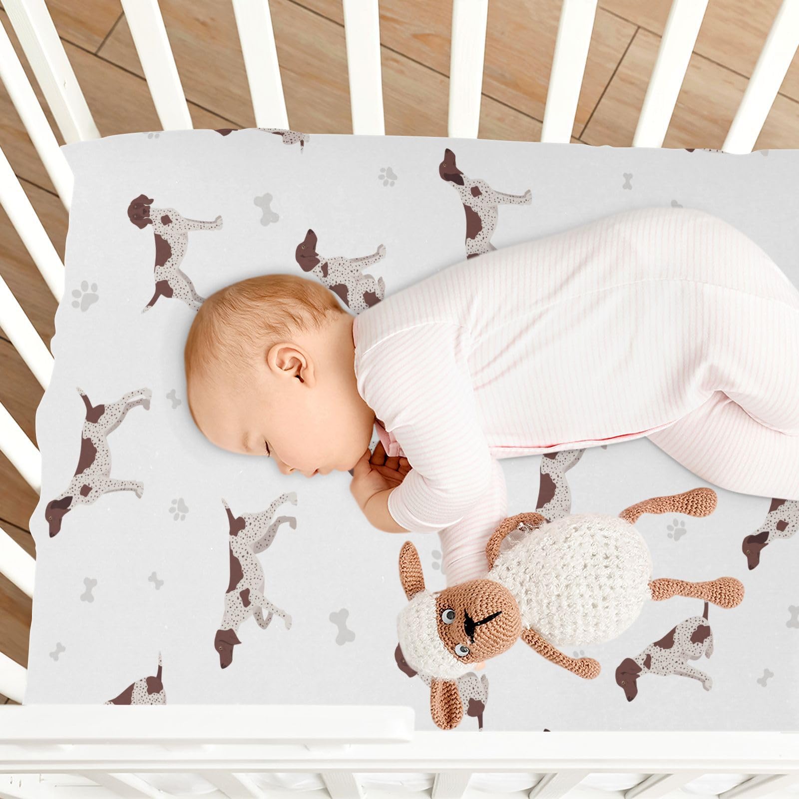 vvfelixl crib sheets ideal for travel, daycare, or naps.