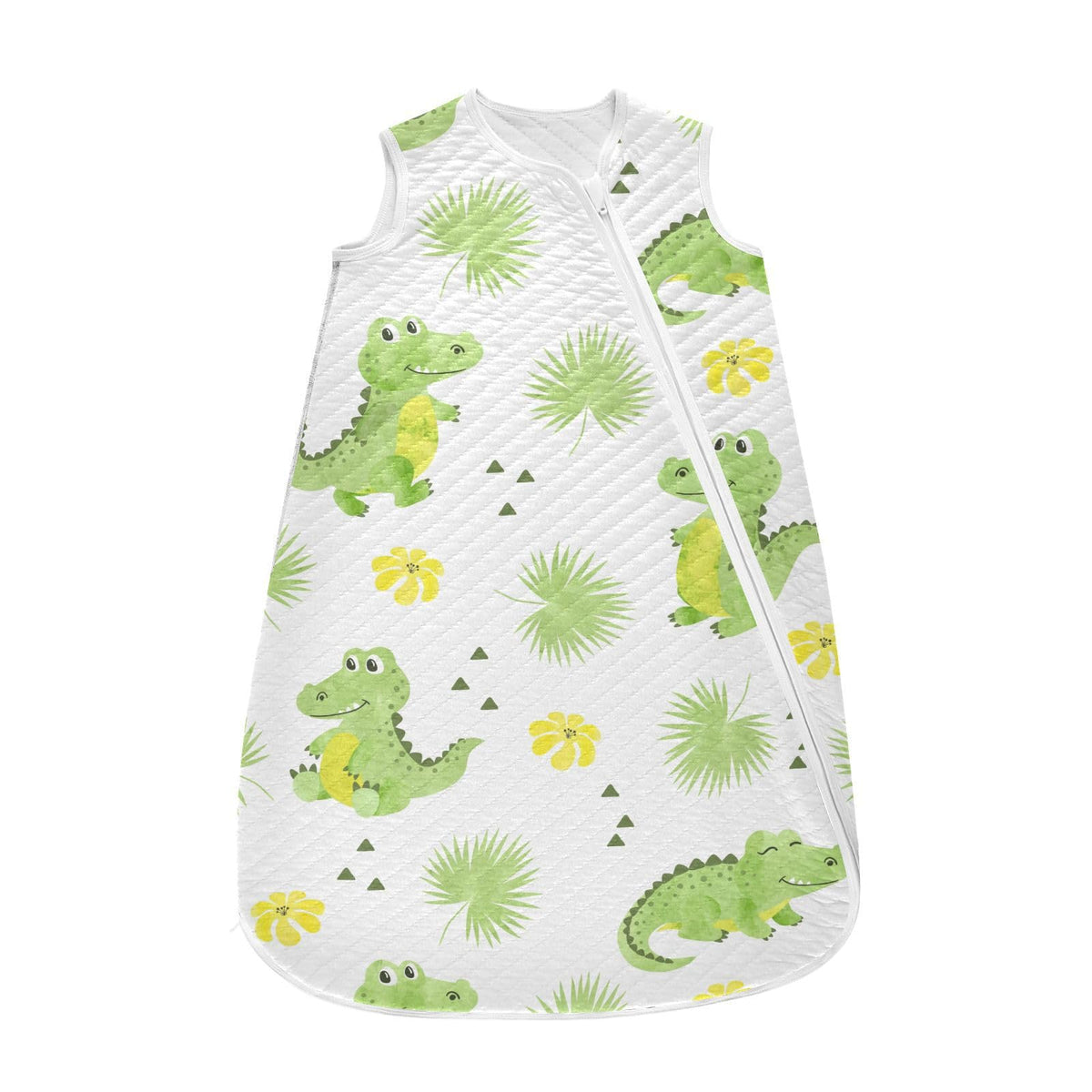 vvfelixl crocodiles alligators palm leaves sleeping bag keeps baby cozy during naps