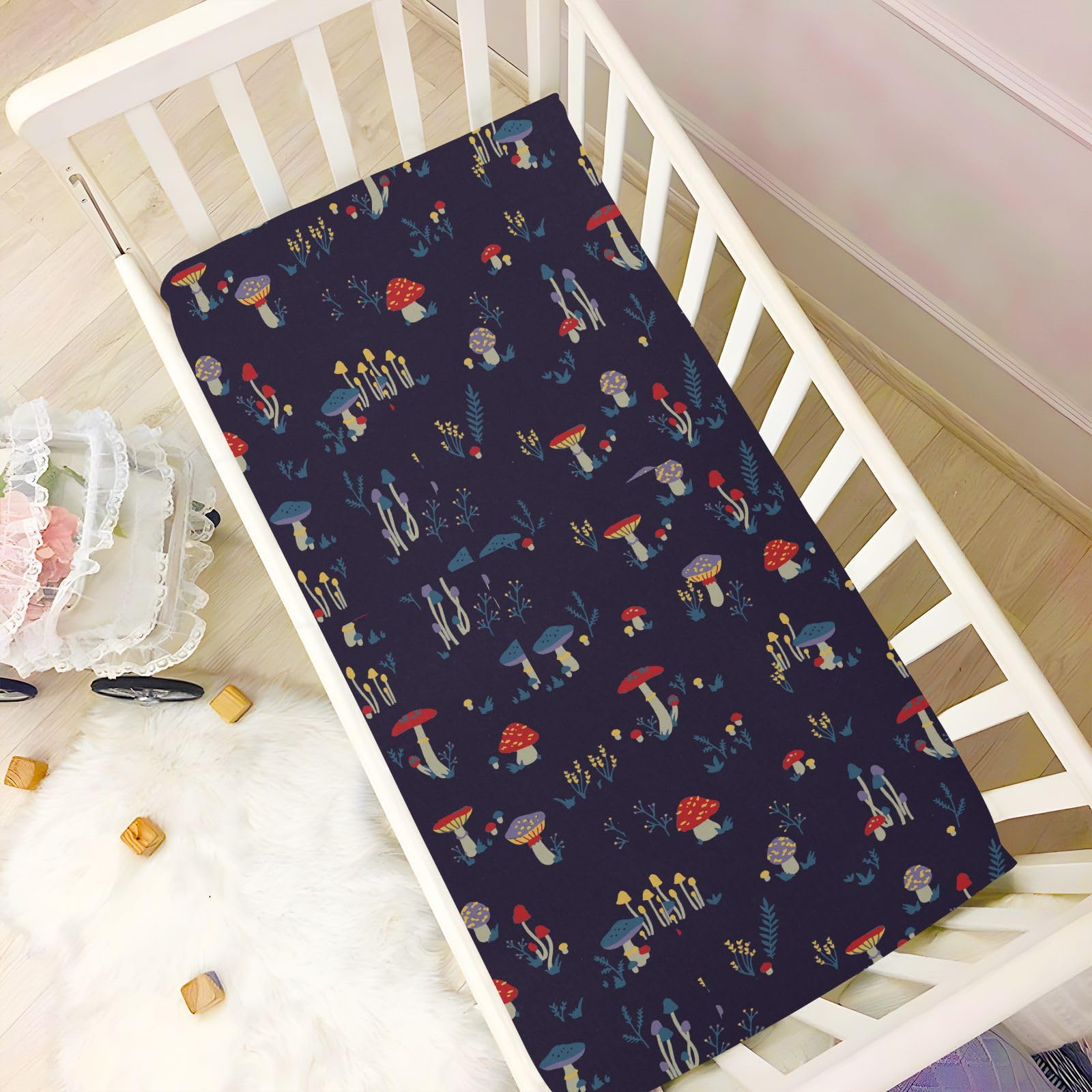 vvfelixl fitted edge keeps sheets flat during play and sleep.