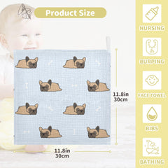vvfelixl four-layer muslin cloth highlights durability and absorbency for daily use.
