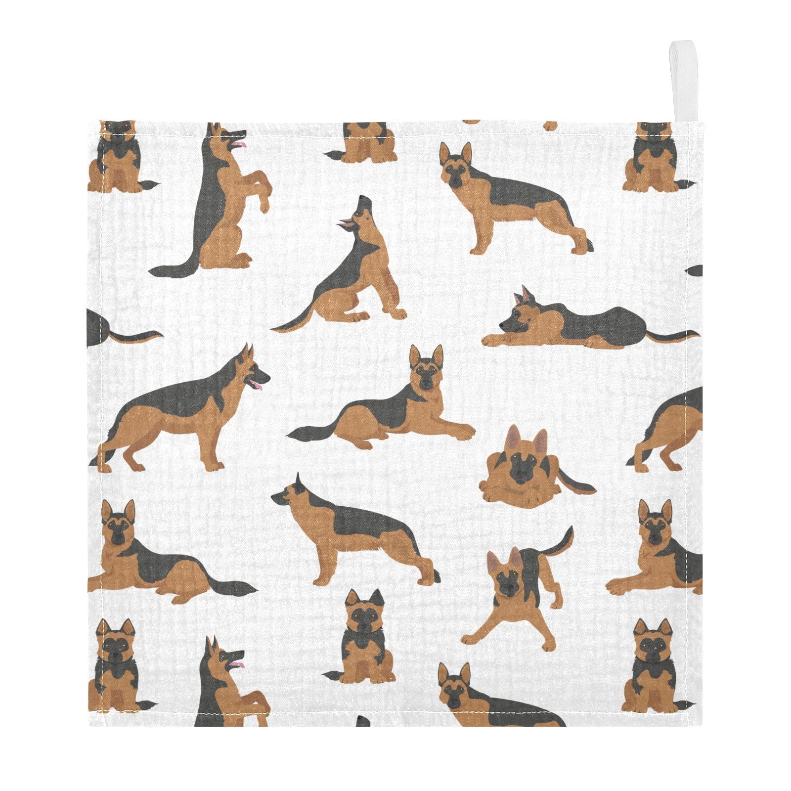 vvfelixl german shepherd dogs design baby cloths for playful bath time