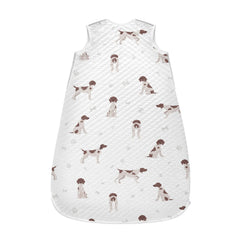 The vvfelixl sleep sack side view shows easy access with top and bottom zippers.