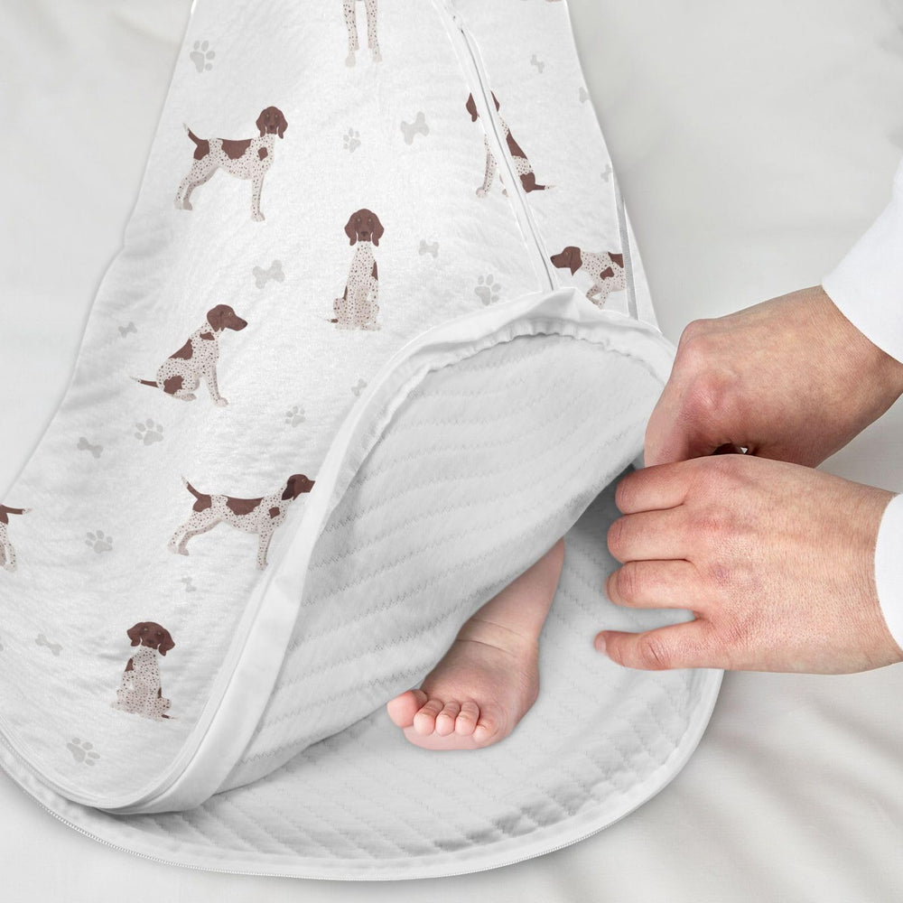 vvfelixl sleep sack sleeveless design allows greater arm movement.