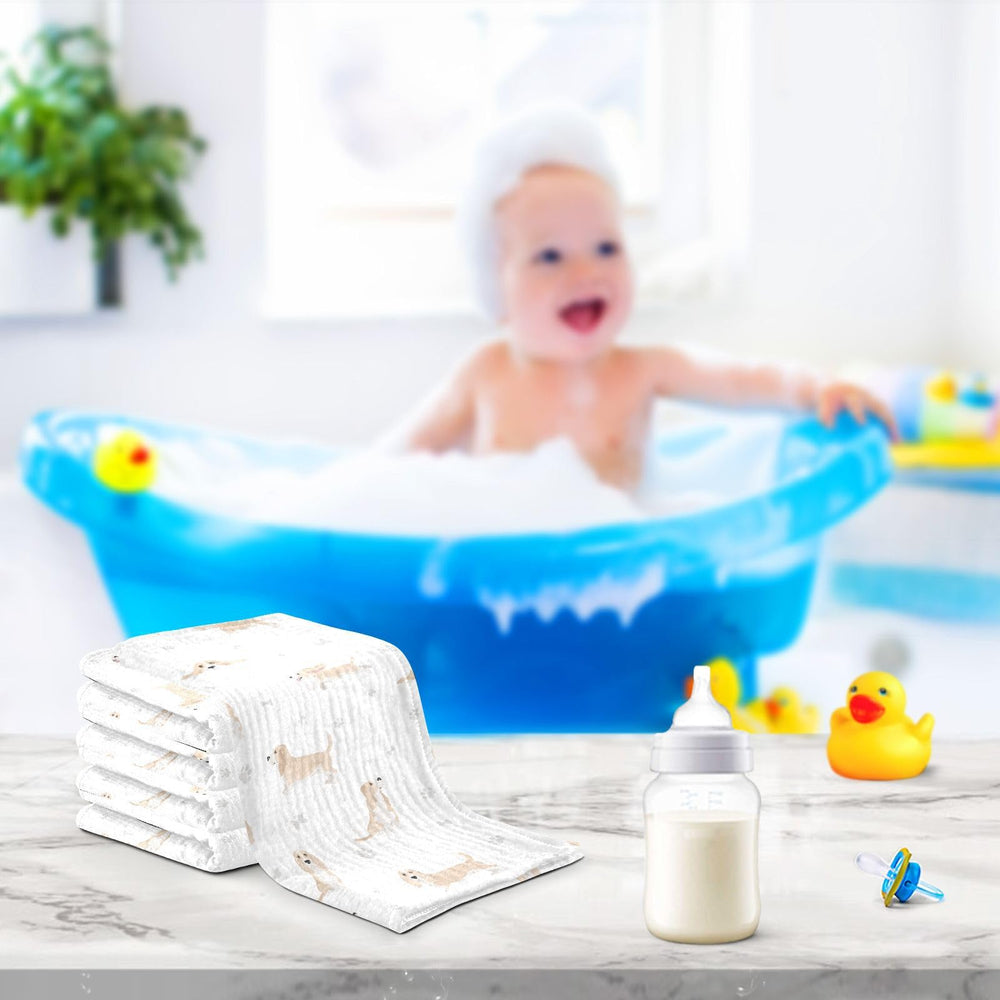 Gift-ready vvfelixl baby washcloths for baby showers and registries