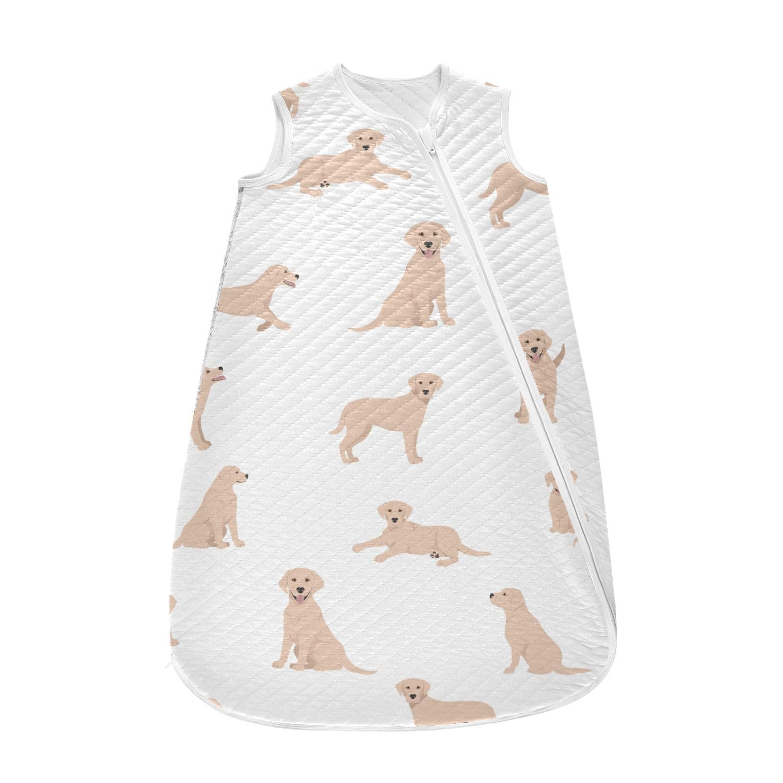 vvfelixl Labrador dog sleeping bag material closeup shows soft cotton warmth