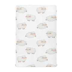 vvfelixl lamb-pattern crib sheet feels soft and breathable for peaceful naps.