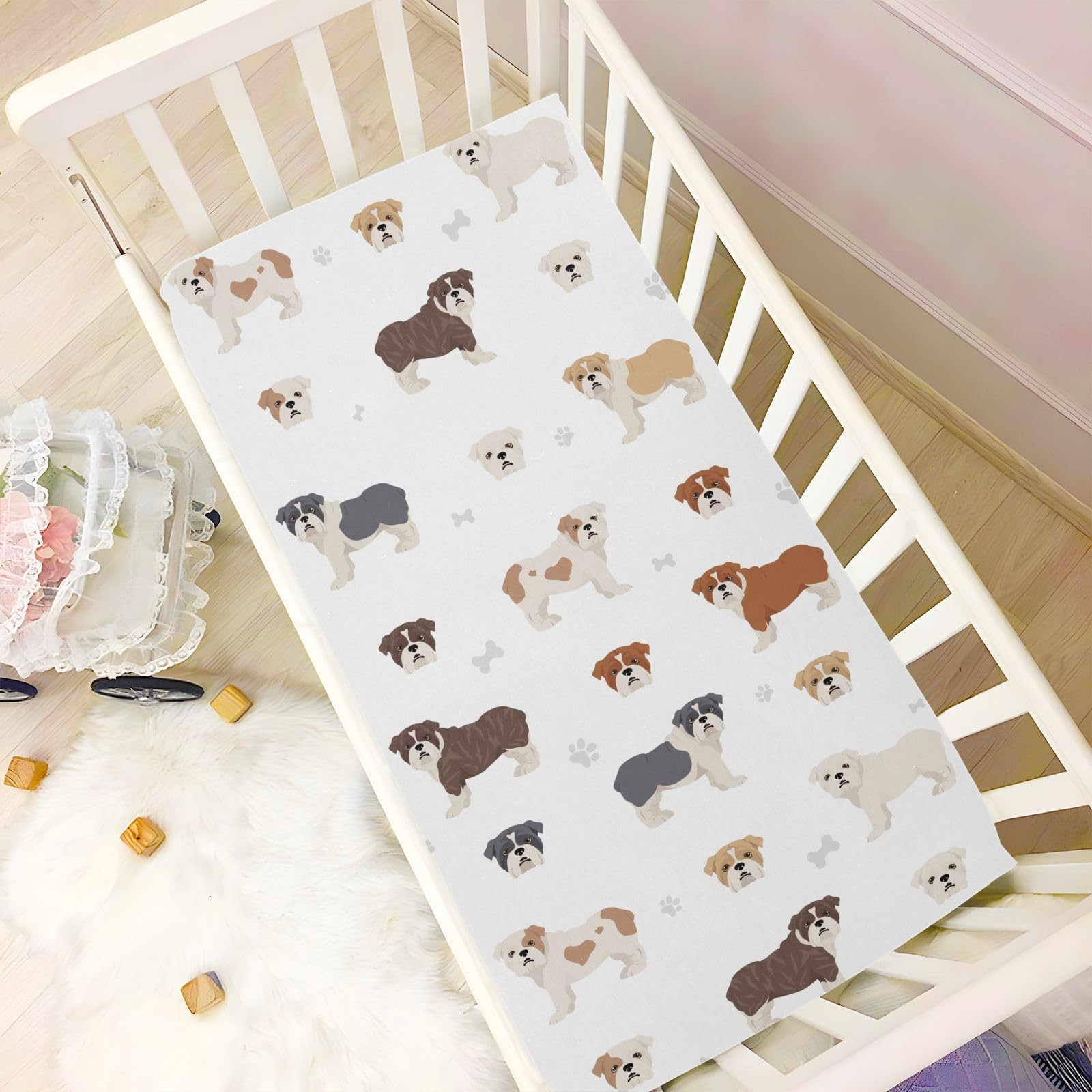 vvfelixl machine-washable crib sheet easy care