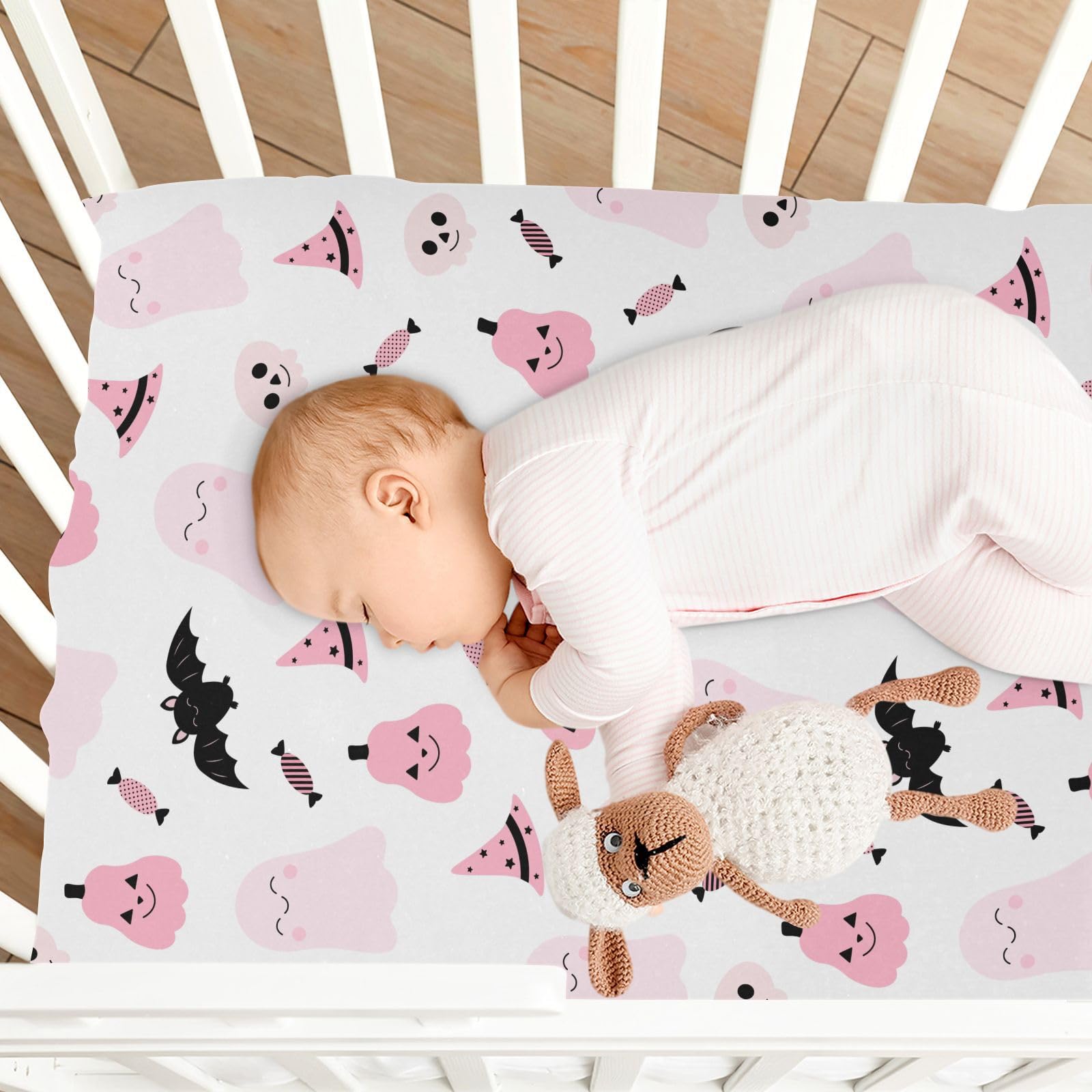 vvfelixl machine washable crib sheet for simple cleaning