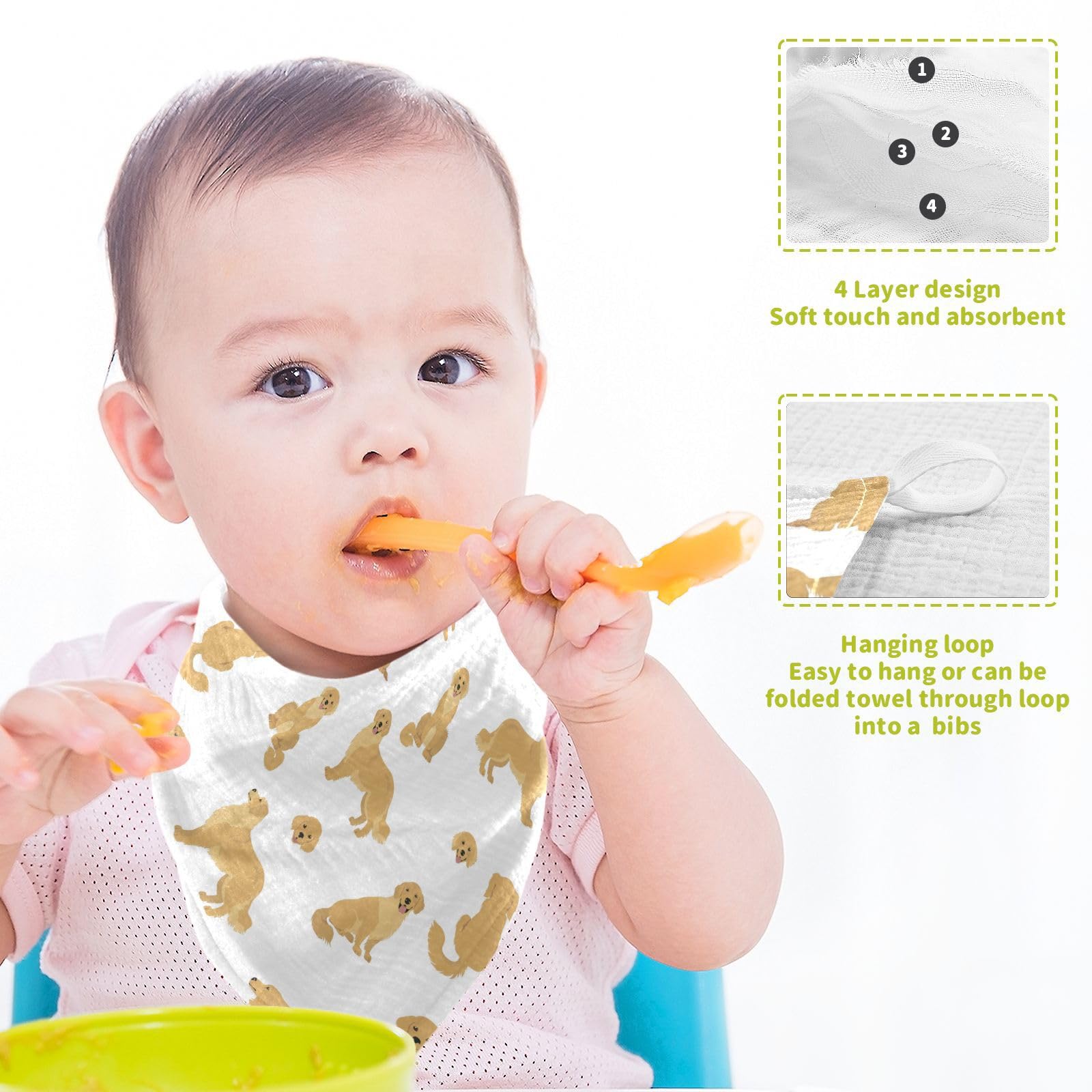 vvfelixl multi-use baby cloth doubles as wipes and burp towel for quick cleanup
