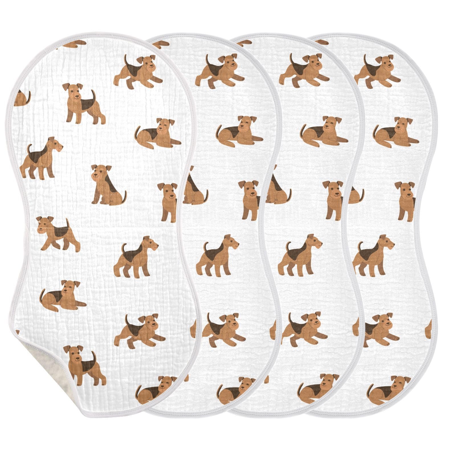 vvfelixl burp cloths measure 22 by 11 inches for full coverage