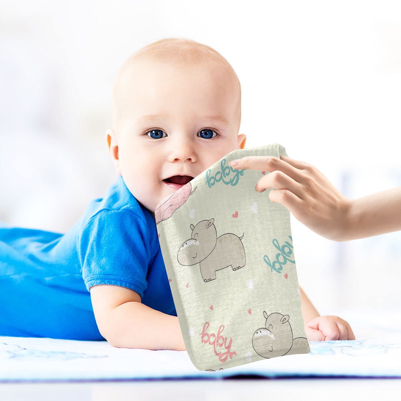 vvfelixl muslin-style cotton washcloth pack durable and gentle