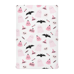 vvfelixl pink ghosts pumpkin crib sheet with elastic edge for snug fit