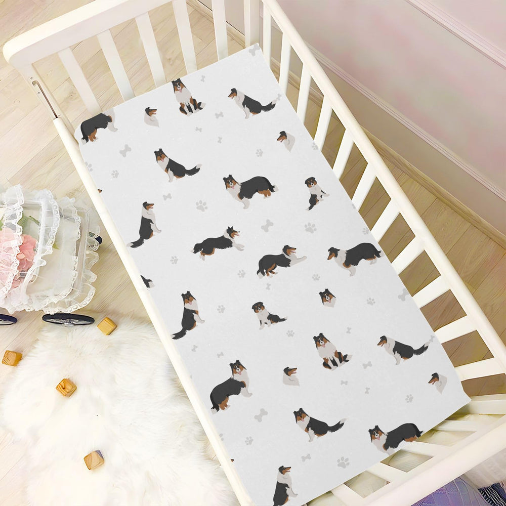 vvfelixl Rough Collie two sizes—crib and toddler bed compatibility