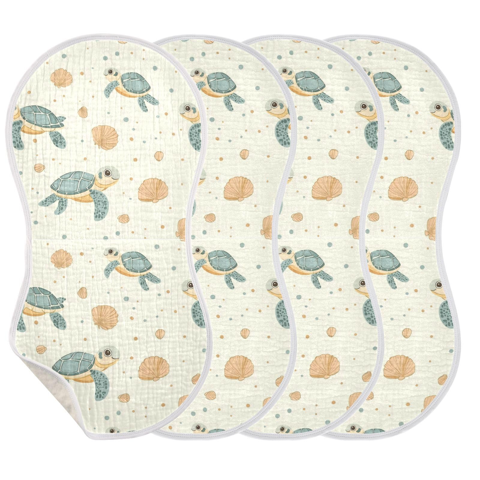 vvfelixl sea turtle burp cloth makes a thoughtful baby gift