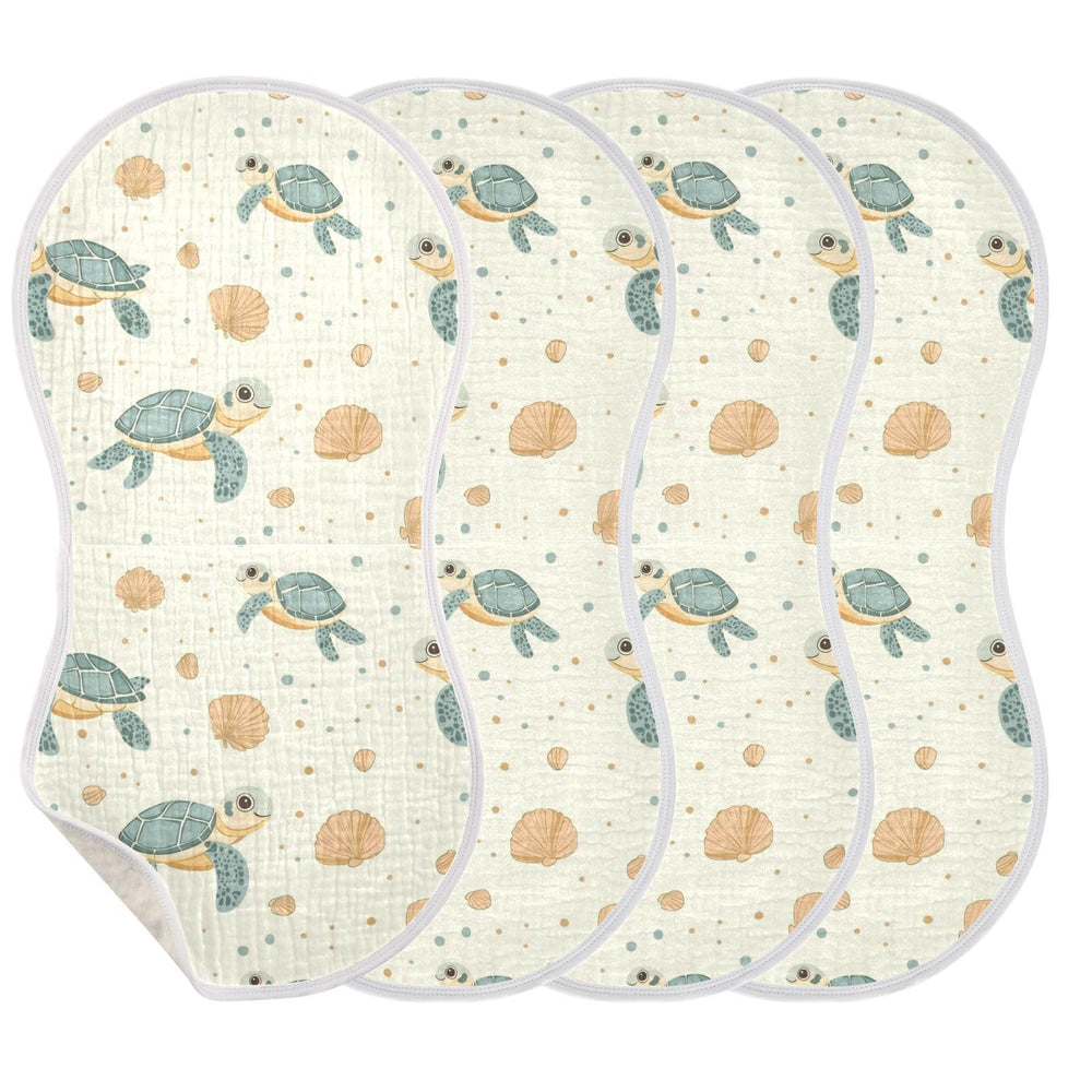 vvfelixl sea turtle burp cloth makes a thoughtful baby gift