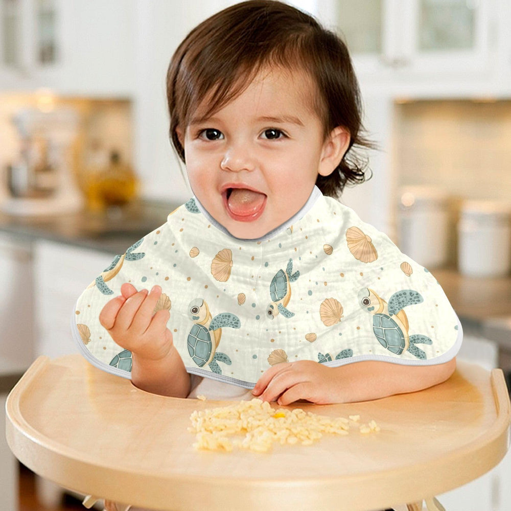 vvfelixl sea turtle burp cloth ideal for teething wipes and drool