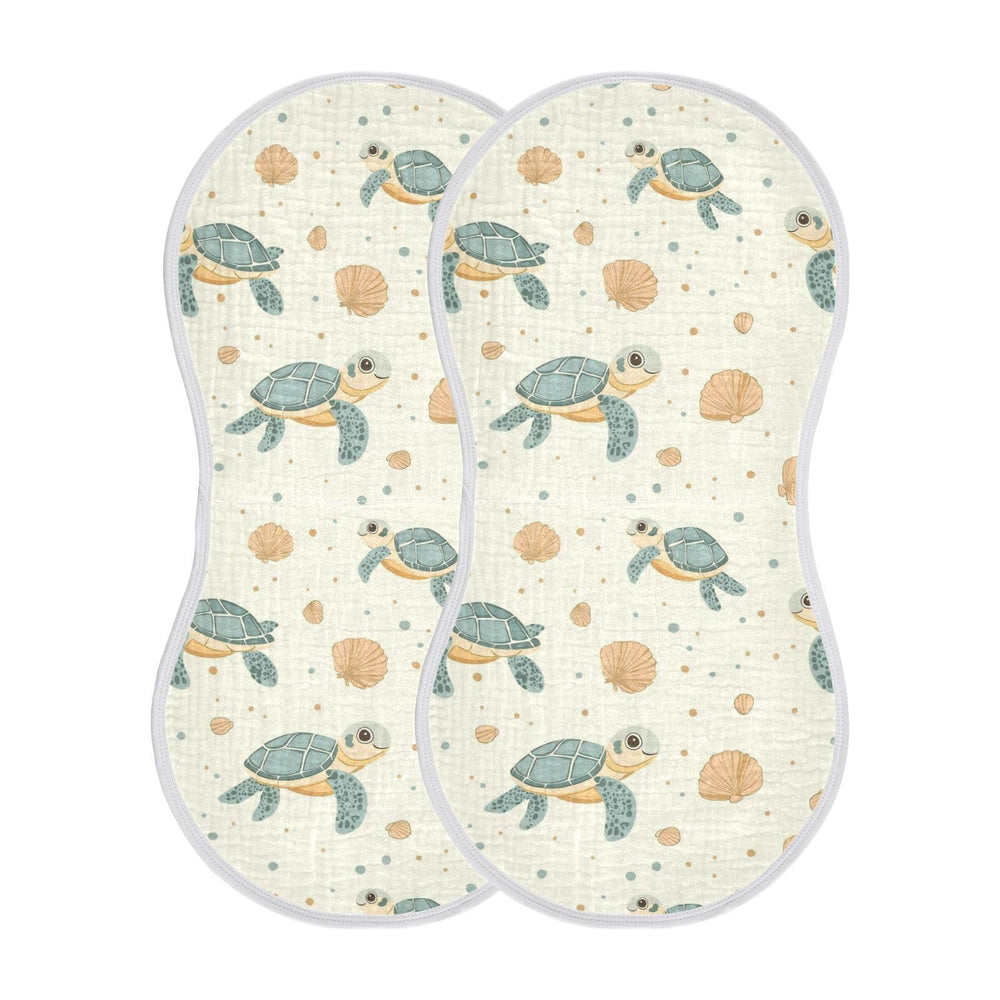 vvfelixl sea turtle burp cloth is easy to machine wash