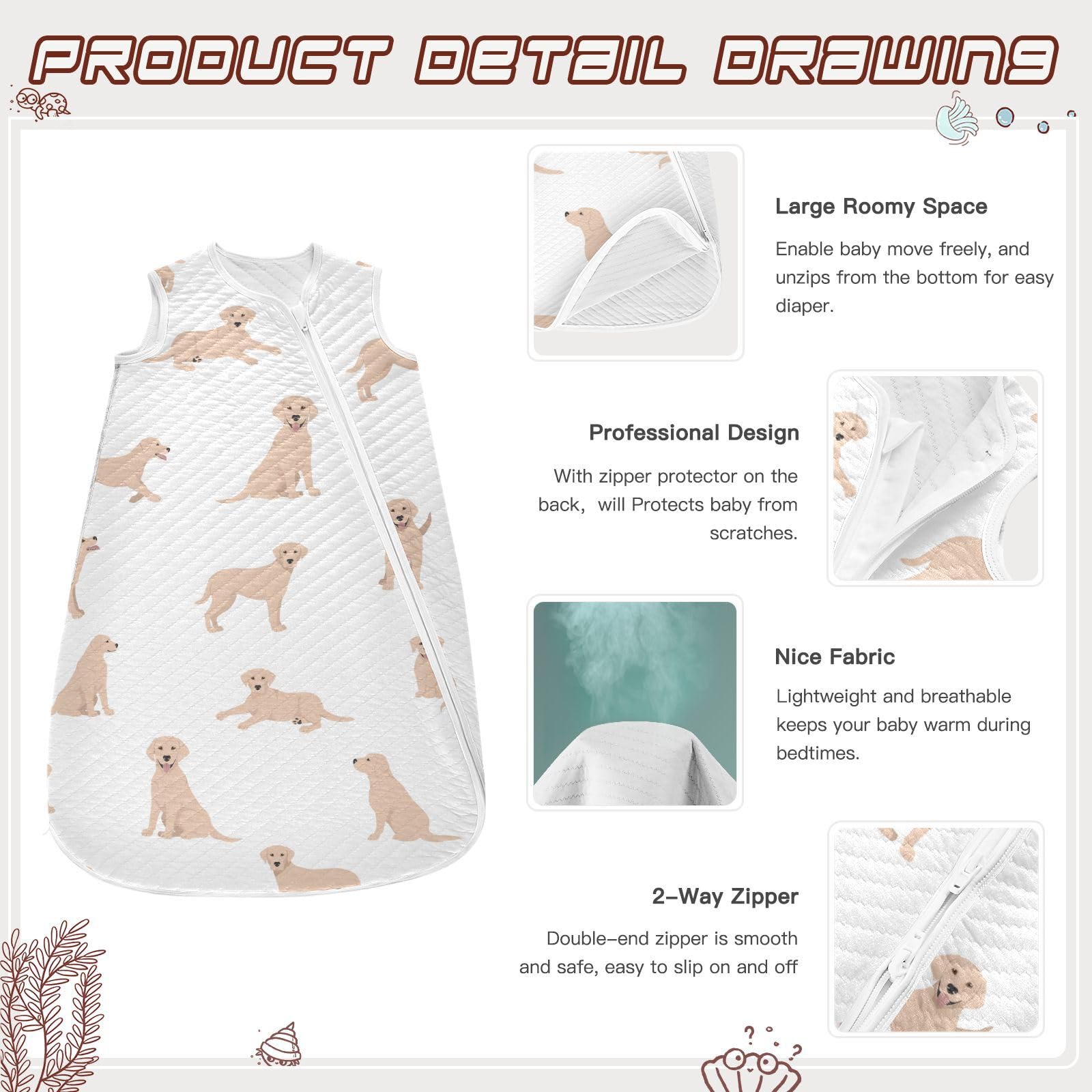 vvfelixl bottom zipper enables diaper access without removing the sack