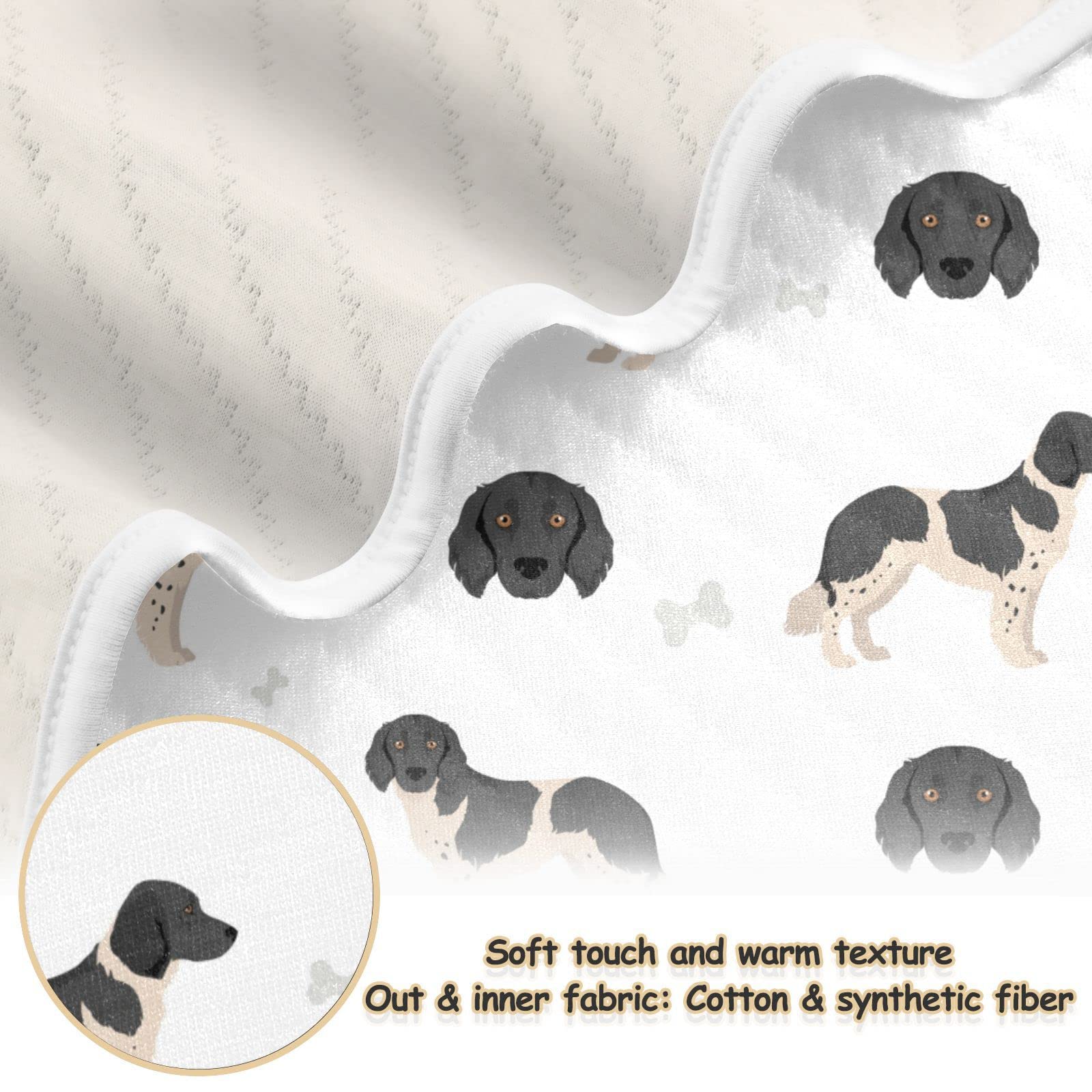 The 30x40 inch vvfelixl blanket designed for stroller and crib on-the-go warmth.