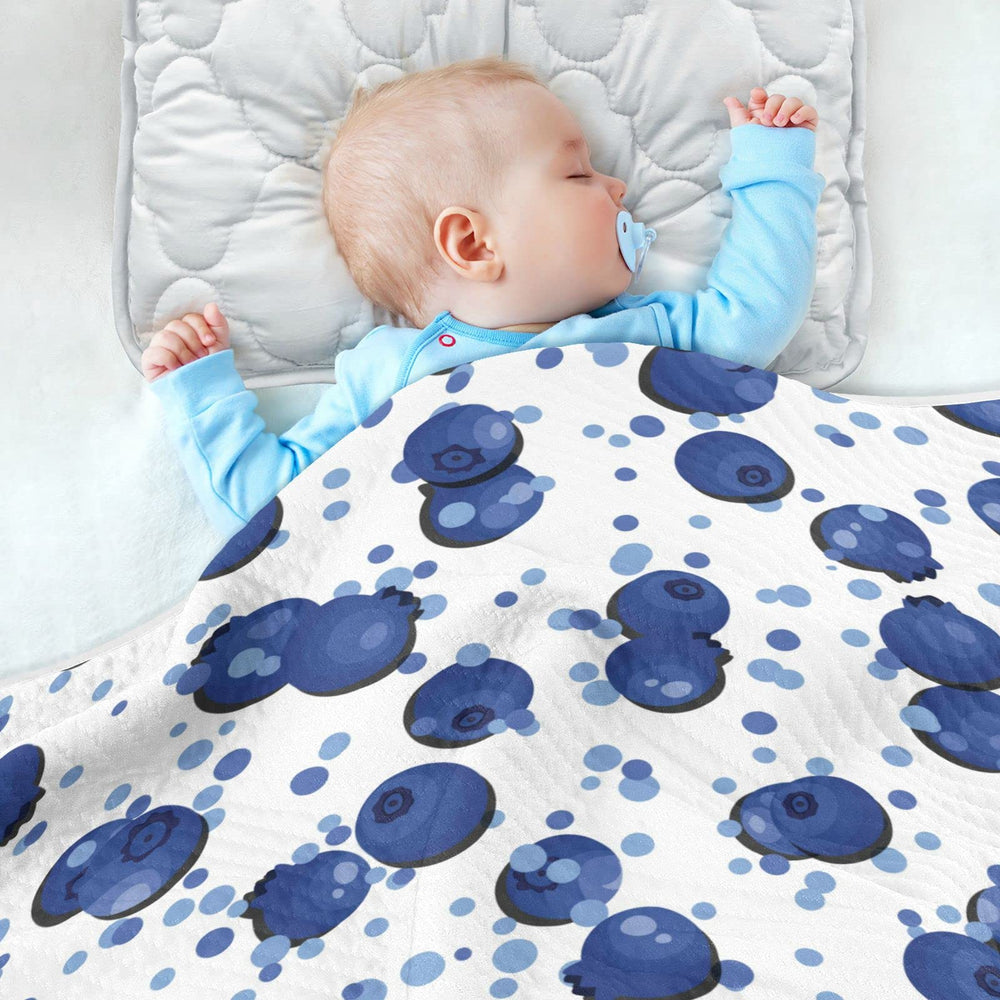 vvfelixl swaddle blanket blueberry folded display highlights compact portability