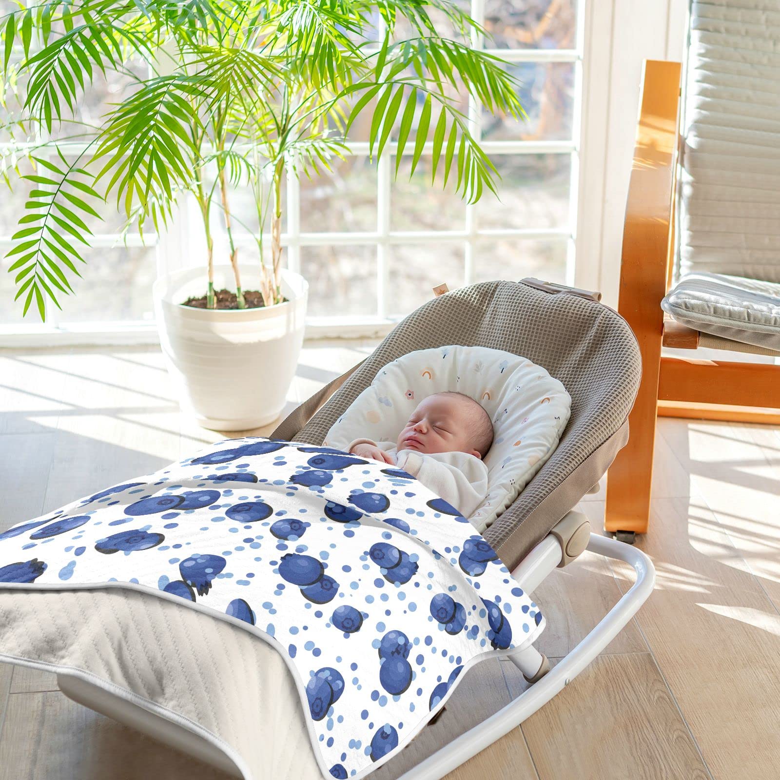 vvfelixl swaddle blanket blueberry nursery decor friendly and cozy