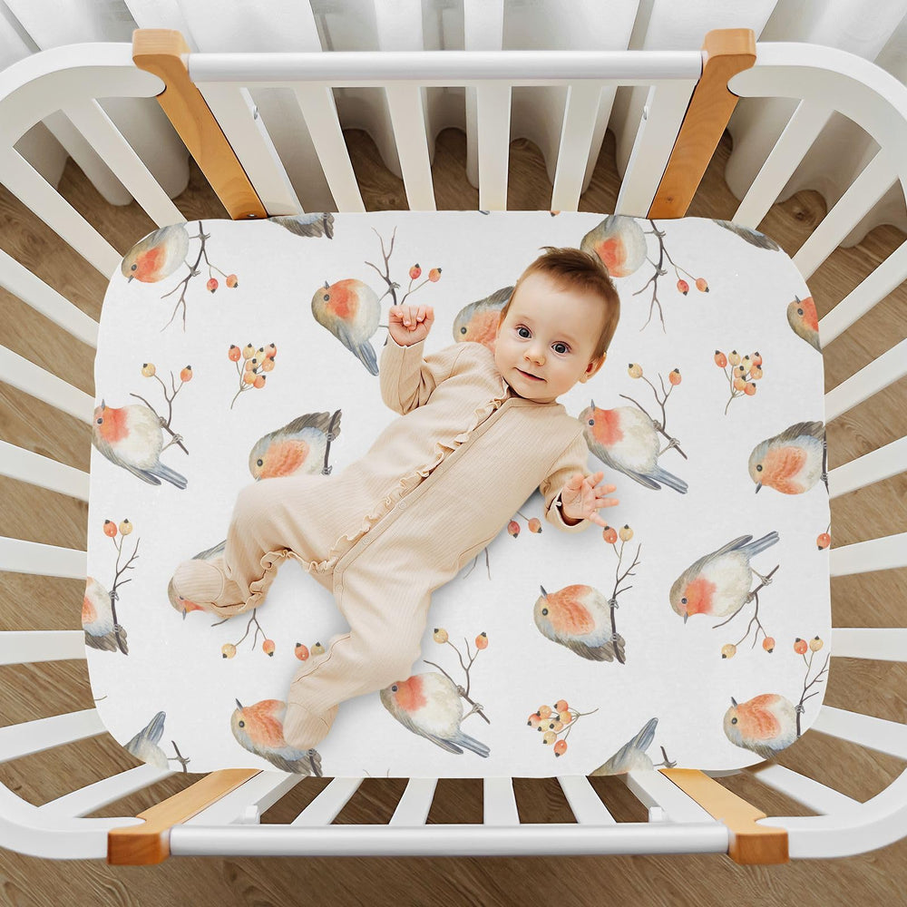 vvfelixl travel-friendly crib sheet fits travel playpens and cribs