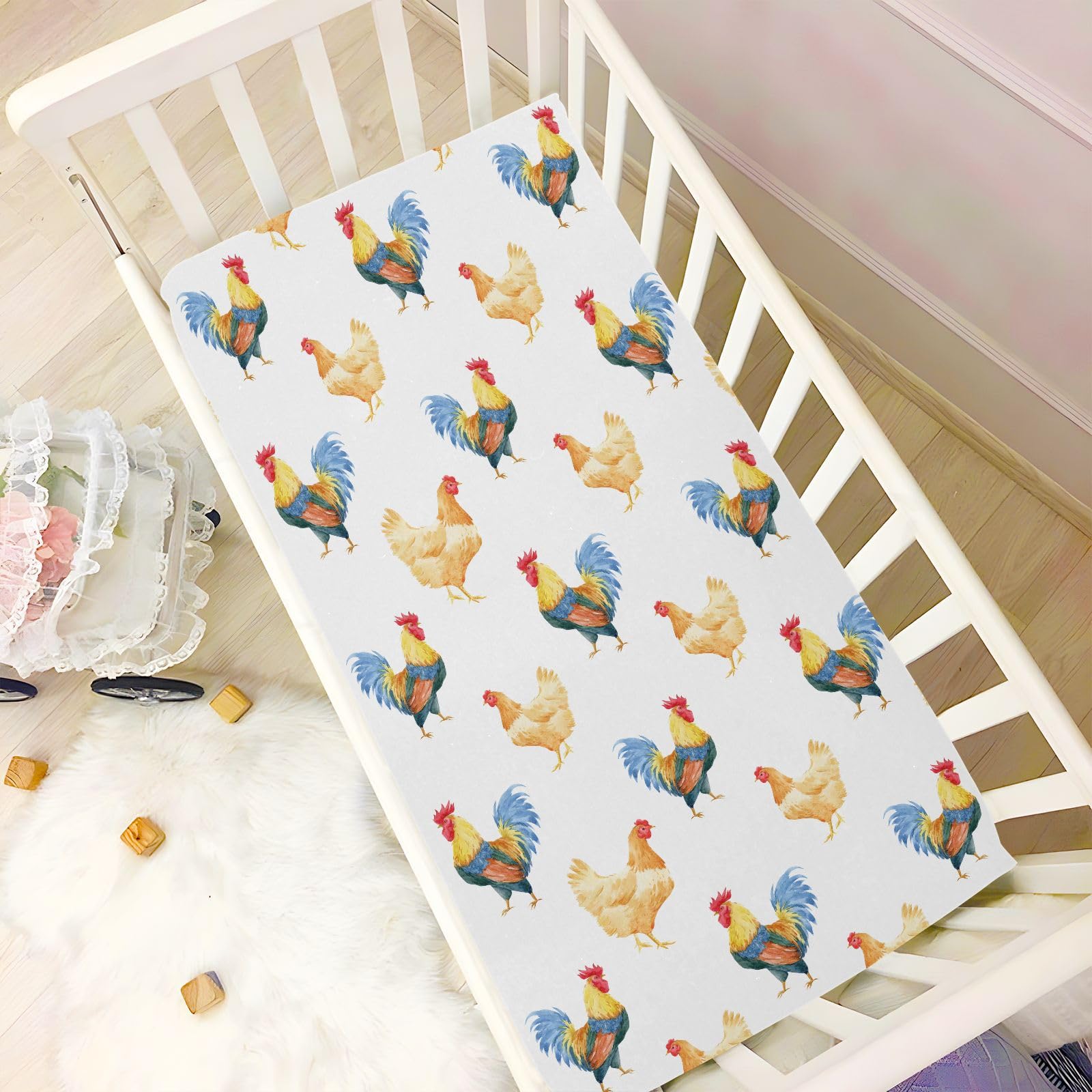 vvfelixl travel-ready crib sheet ideal for daycare and outings.