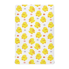 vvfelixl yellow duck mini crib sheet fits 39x27x5 inch mattresses and feels soft