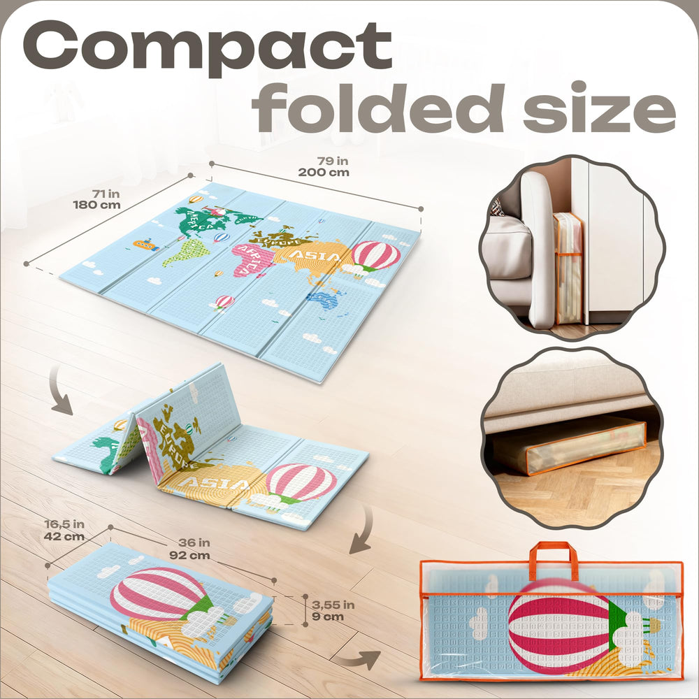 V VIKWORLD waterproof mat easy wipe-clean surface for busy homes
