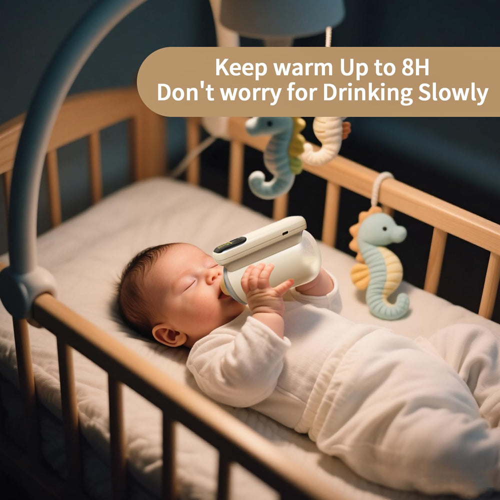 VVU&CCO universal-fit bottle warmer works with standard and wide-neck bottles.