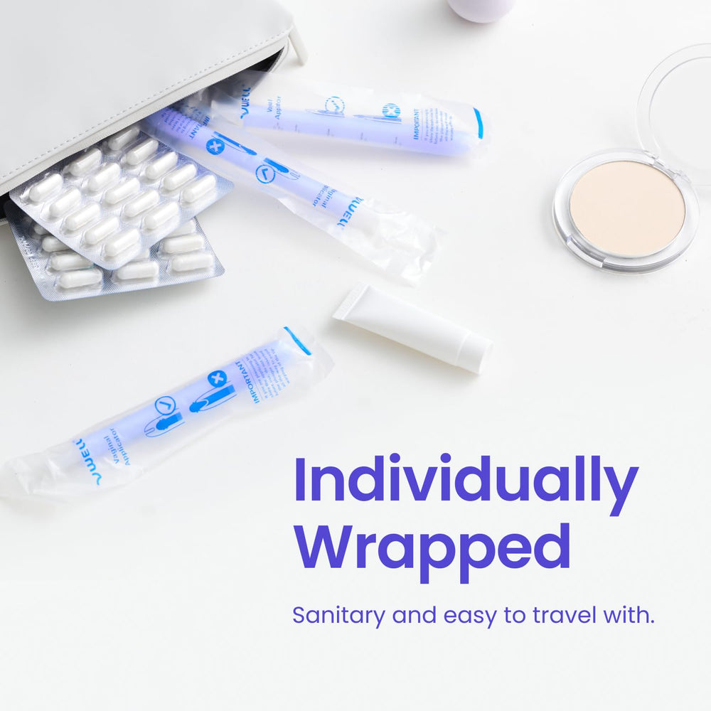 VWELL MaxComfort compatibility with common prescription tubes and creams.