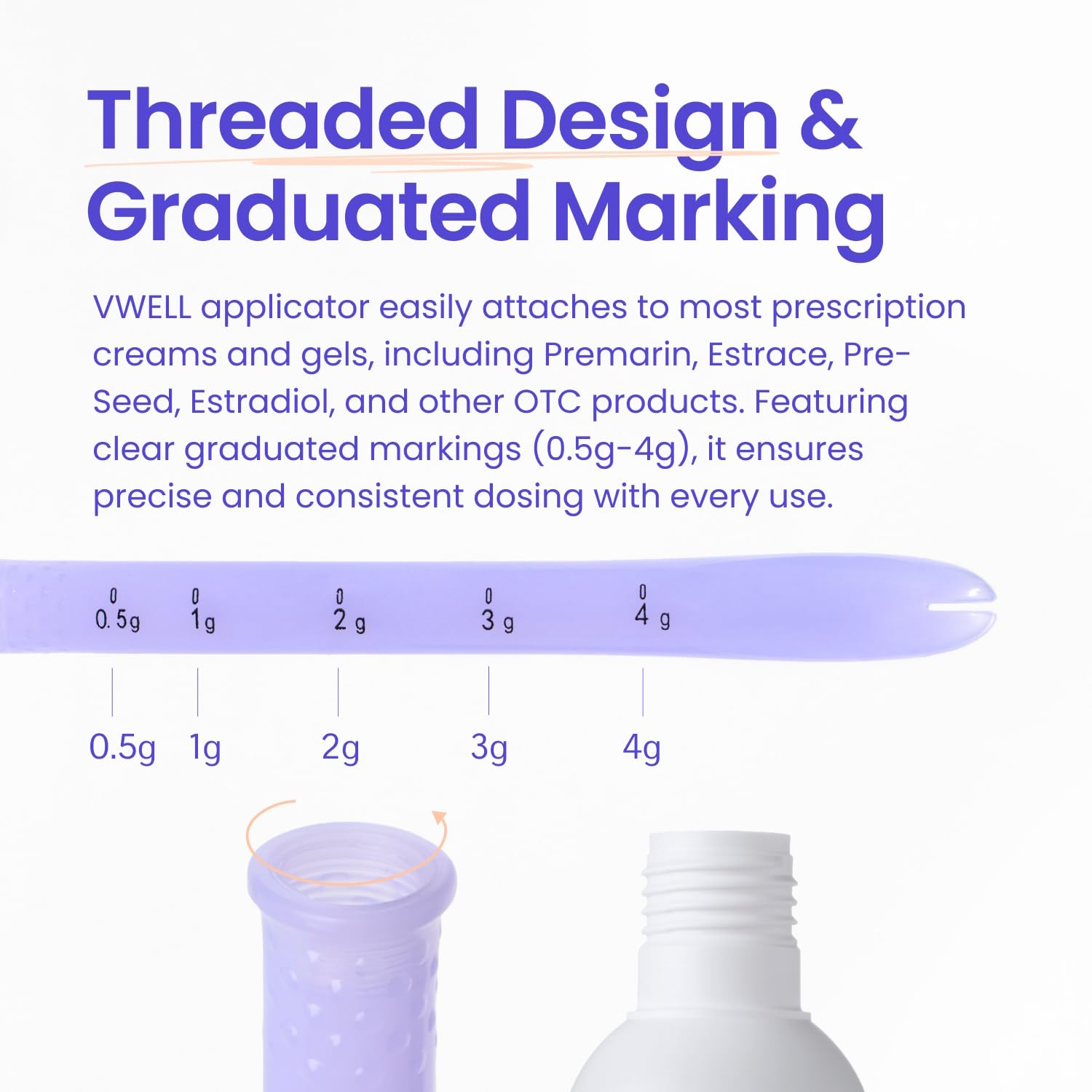 VWELL MaxComfort sterilized and individually packaged for hygienic use.