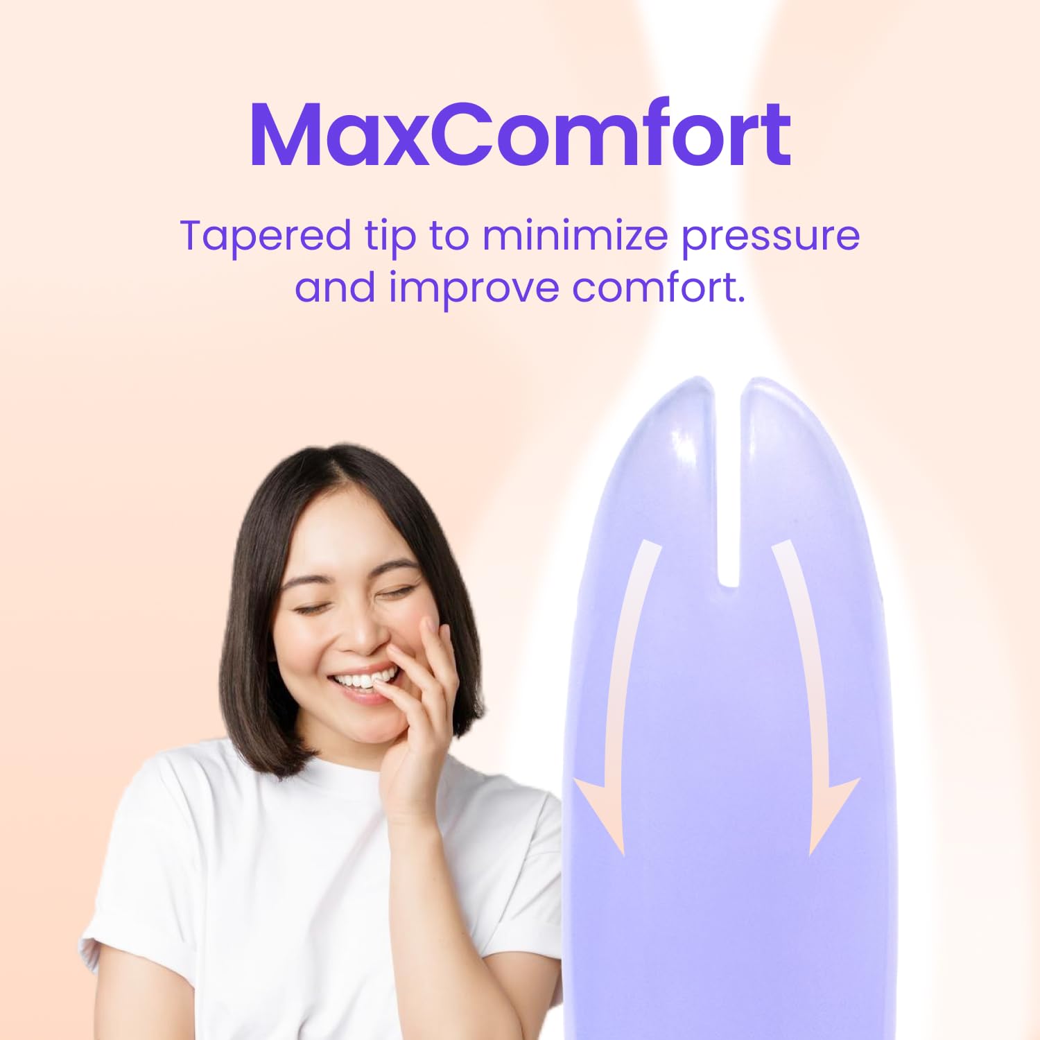 VWELL universal applicator works with many suppositories for flexible use.
