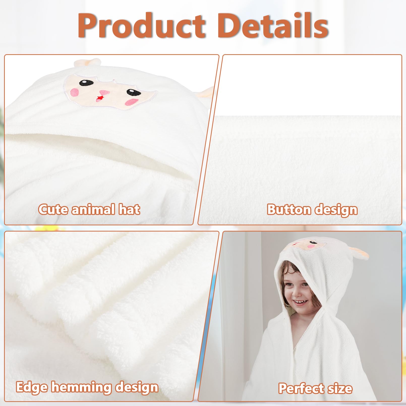 Vyndicca thick towel provides quick warmth after bath time