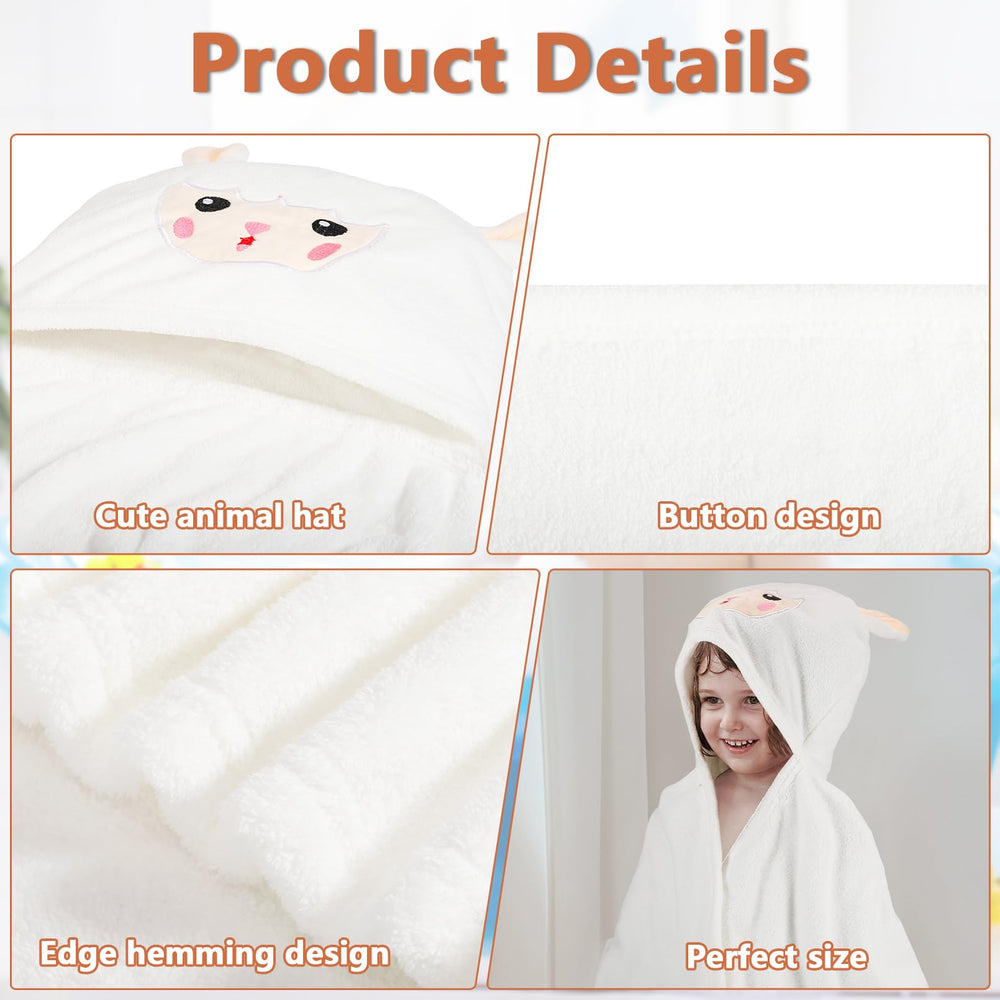Vyndicca thick towel provides quick warmth after bath time