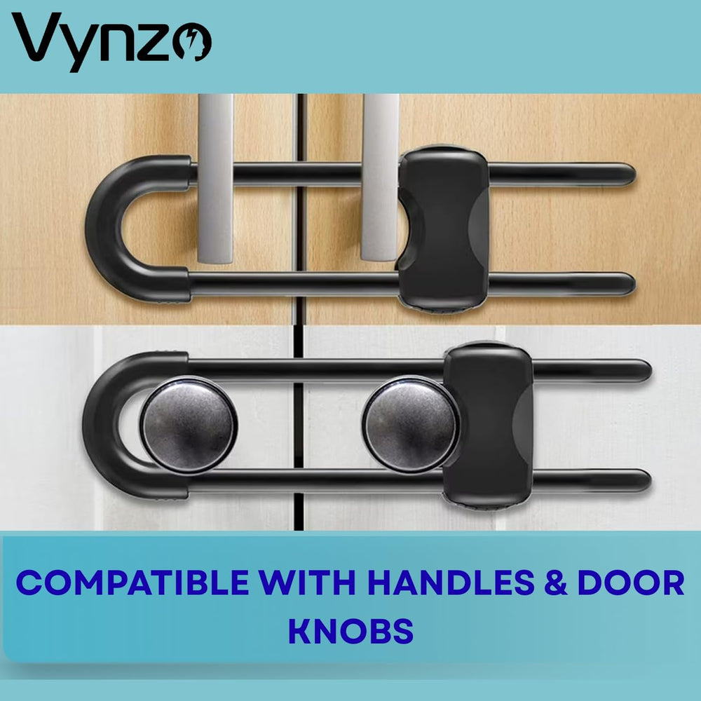 VYNZO no-drill installation demonstrates quick, tool-free setup.